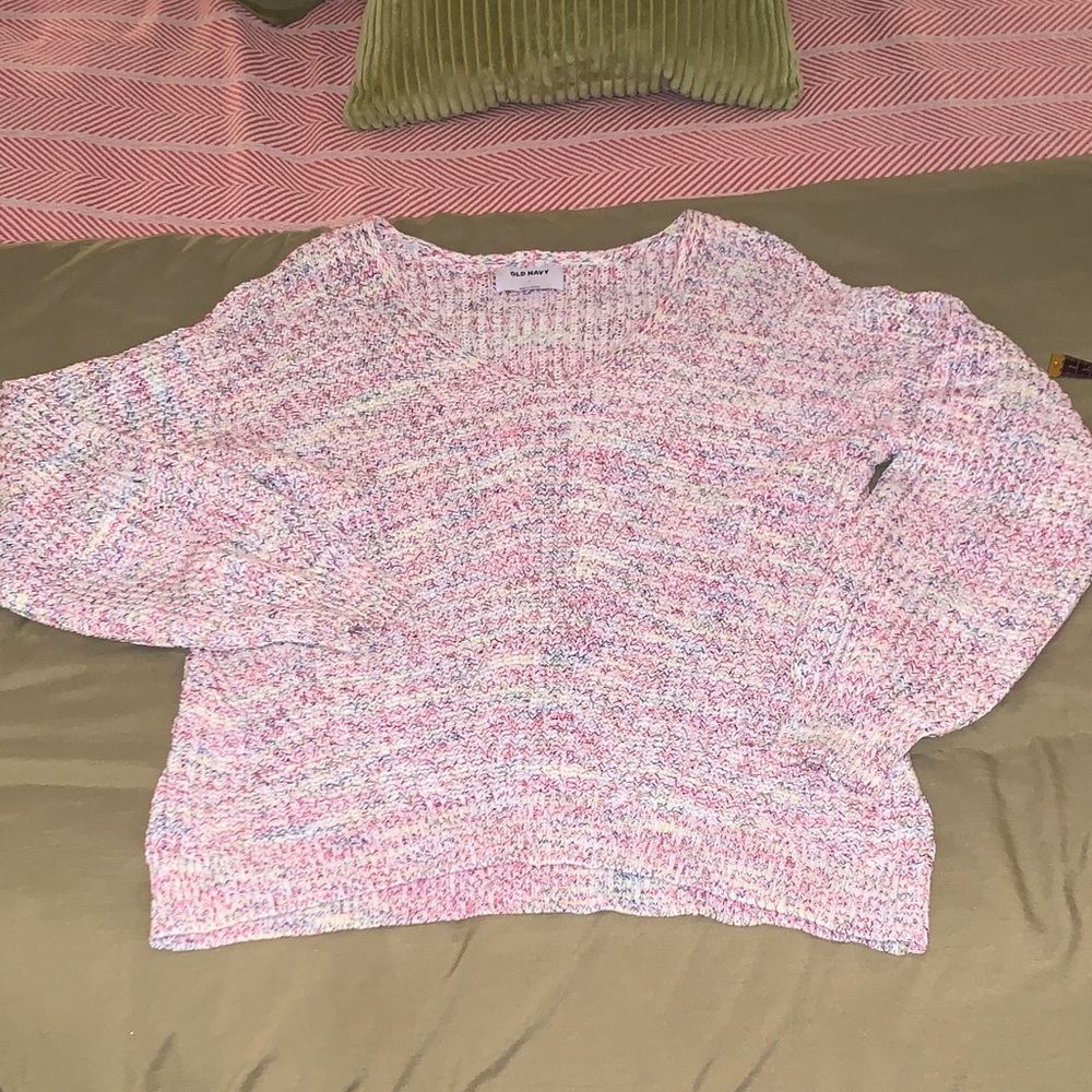 Old Navy Women's Rainbow Sweater 🌈